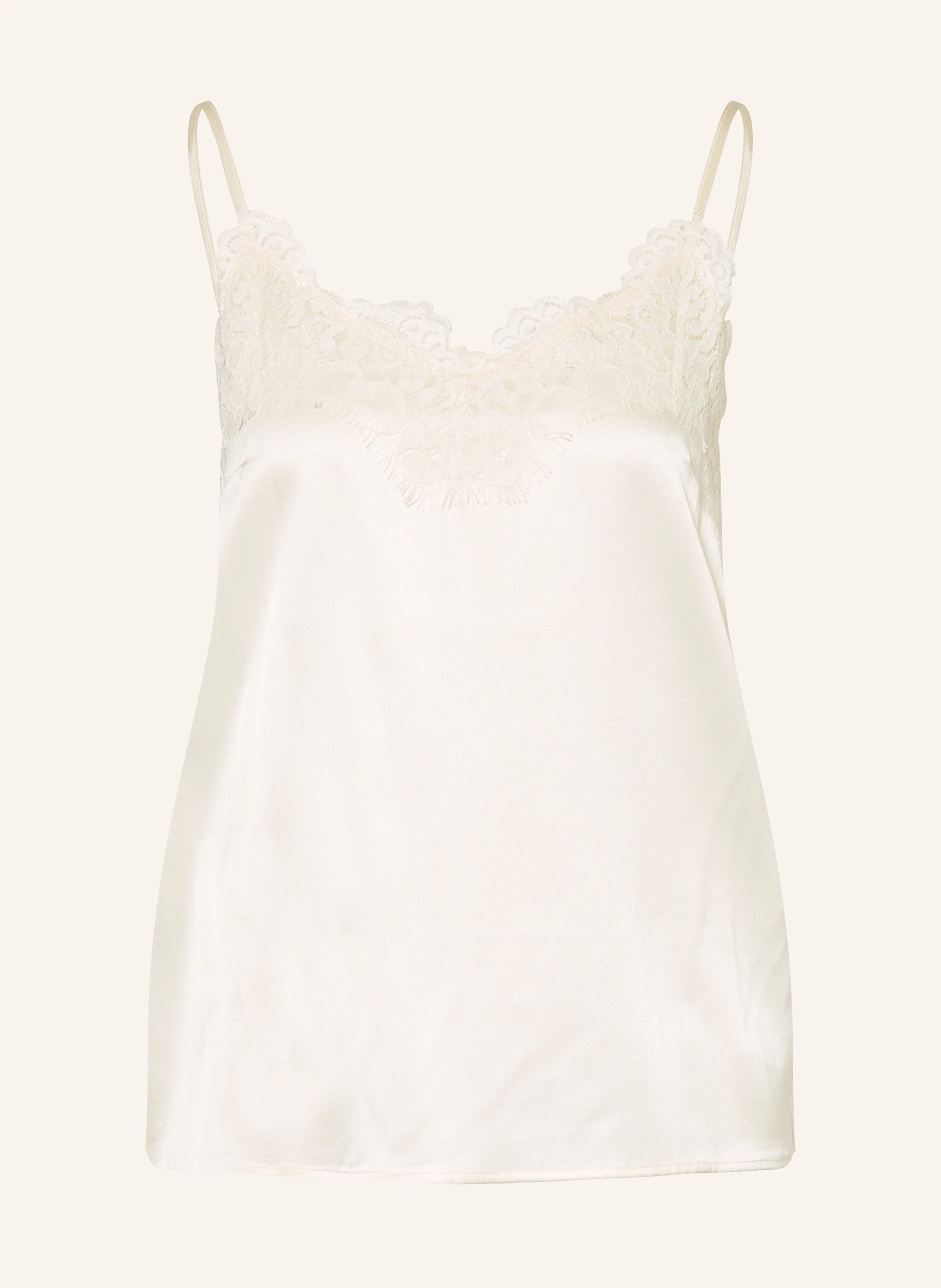 Seidentop "JADE" in Weiß