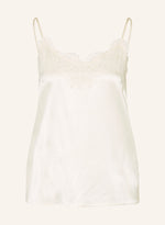 Laden Sie das Bild in den Galerie-Viewer, Seidentop &quot;JADE&quot; in Weiß
