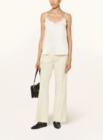 Laden Sie das Bild in den Galerie-Viewer, Seidentop &quot;JADE&quot; in Weiß
