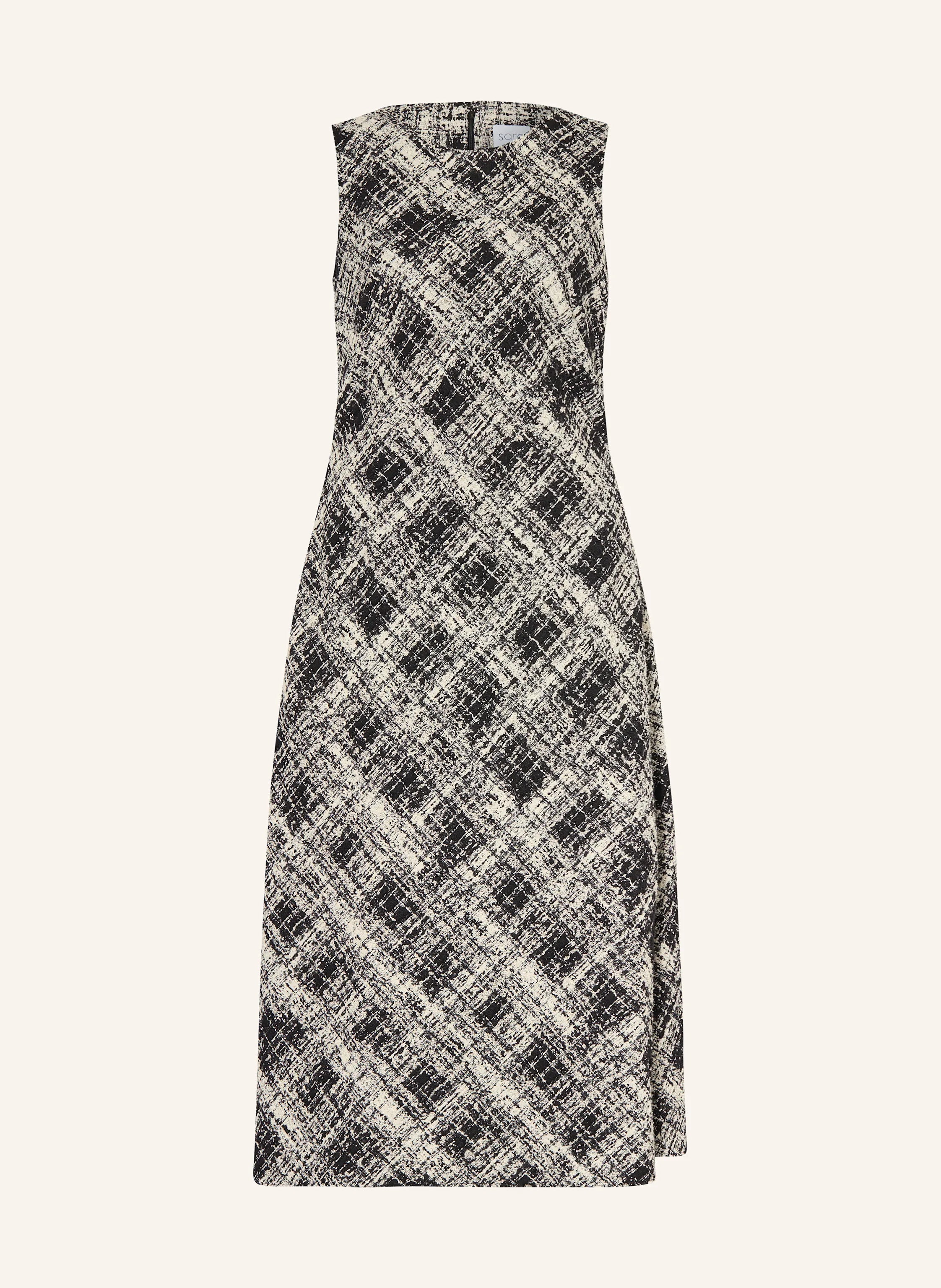 Bouclé-Kleid mit Glitzergarn