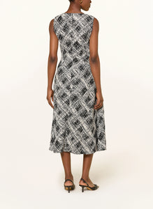 Bouclé-Kleid mit Glitzergarn