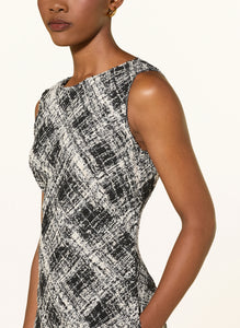 Bouclé-Kleid mit Glitzergarn