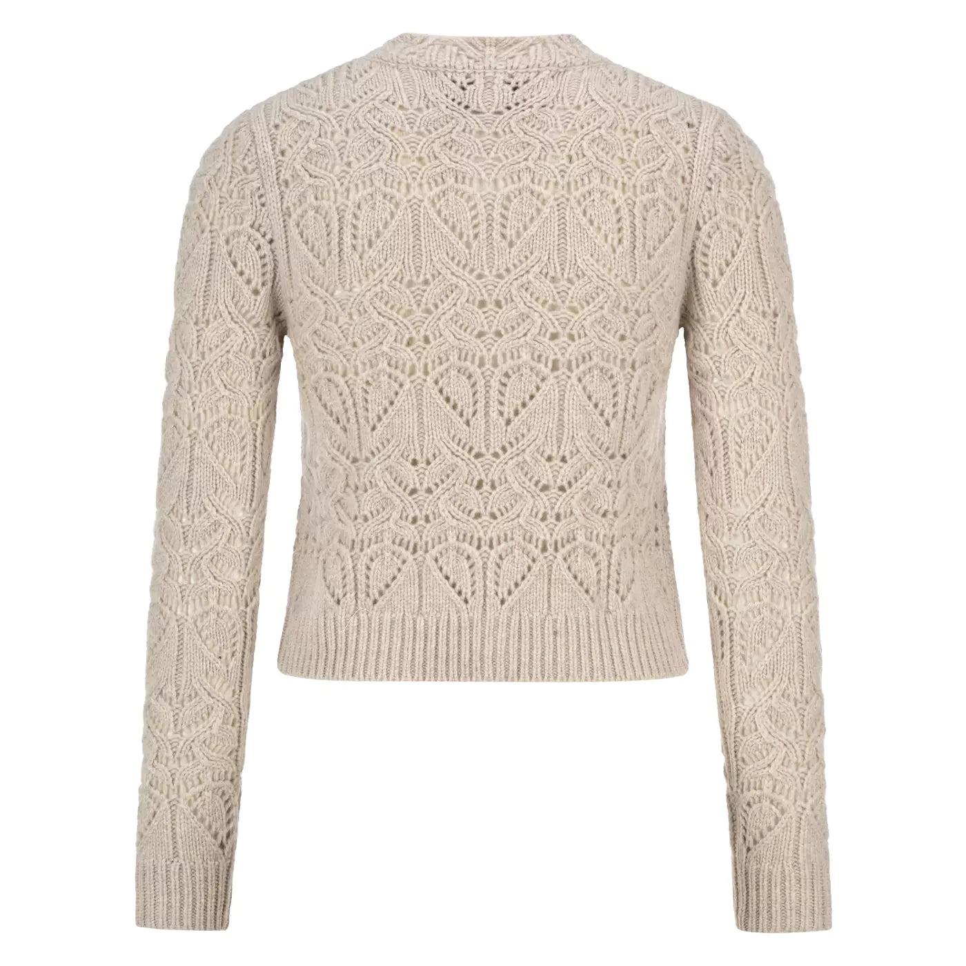 Trachten-Strickjacke in Beige