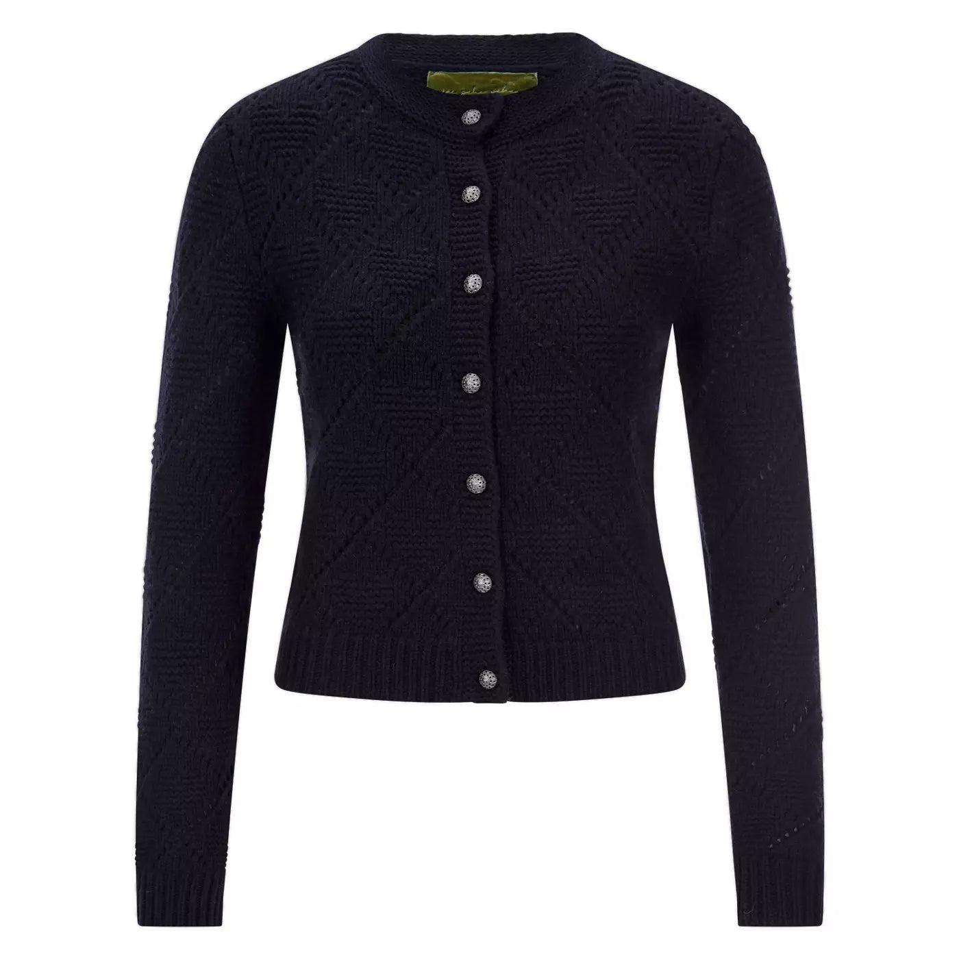 Trachten-Strickjacke in Dunkelblau