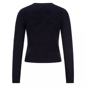 Trachten-Strickjacke in Dunkelblau