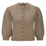Laden Sie das Bild in den Galerie-Viewer, Trachtenstrickjacke in Taupe
