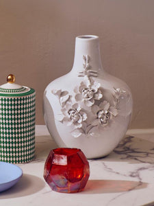 Design Porzellan-Vase Rose, H 37 cm