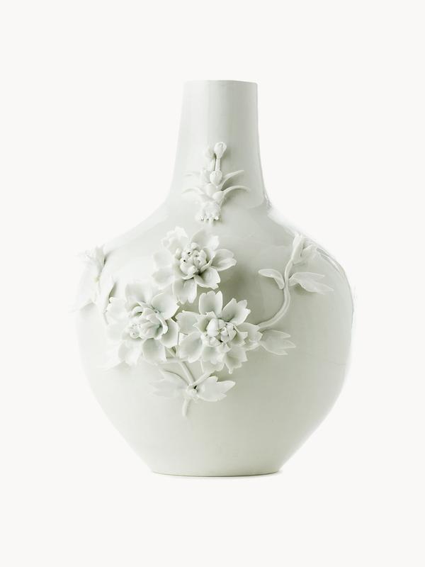 Design Porzellan-Vase Rose, H 37 cm
