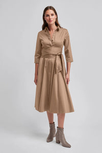 Kleid "GINA" in Taupe