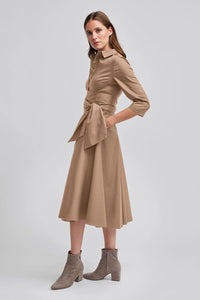 Kleid "GINA" in Taupe
