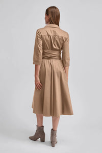 Kleid "GINA" in Taupe