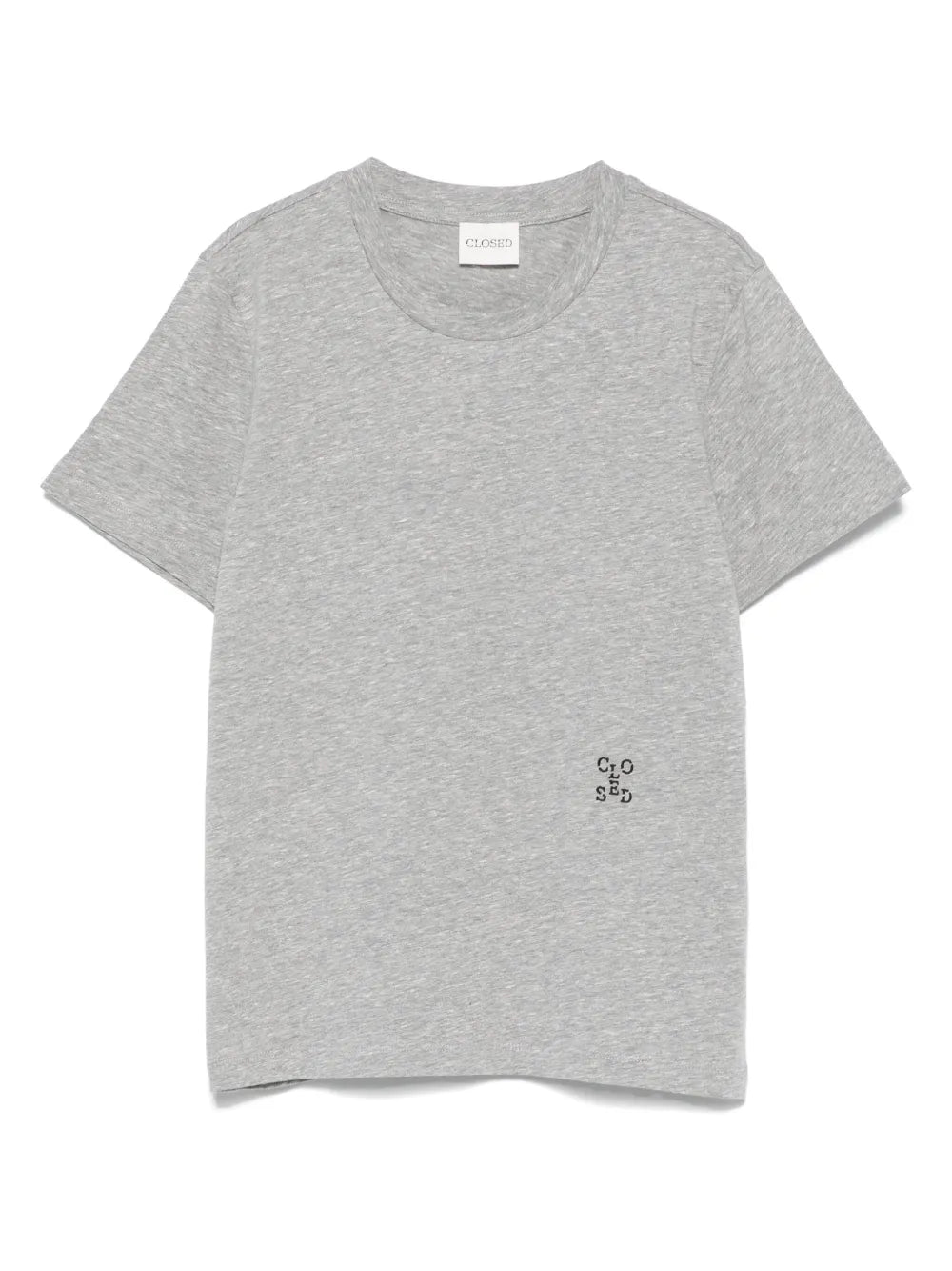 T-Shirt mit Logo-Stickerei