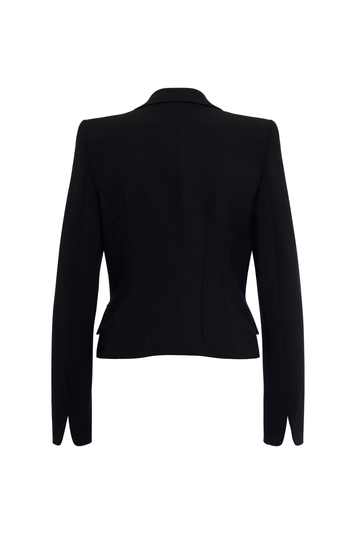 Doublewollblazer mit Pagodeschultern