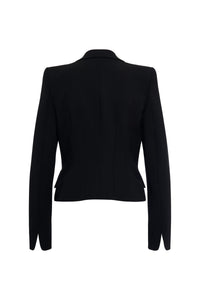 Doublewollblazer mit Pagodeschultern
