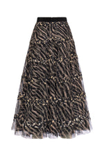 Laden Sie das Bild in den Galerie-Viewer, Bedruckter Tüllrock mit Stickerei
