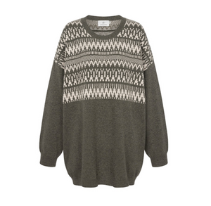 Norwegischer Oversized Pullover "GENEVIEVE"