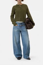 Laden Sie das Bild in den Galerie-Viewer, Cardigan aus Alpaka-Woll-Mix
