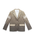 Laden Sie das Bild in den Galerie-Viewer, Blazer mit Stickerei und Dégradé-Farbverlauf
