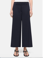 Laden Sie das Bild in den Galerie-Viewer, Wide Leg Hose "CHARLOTTE" in verkürzter Länge.
