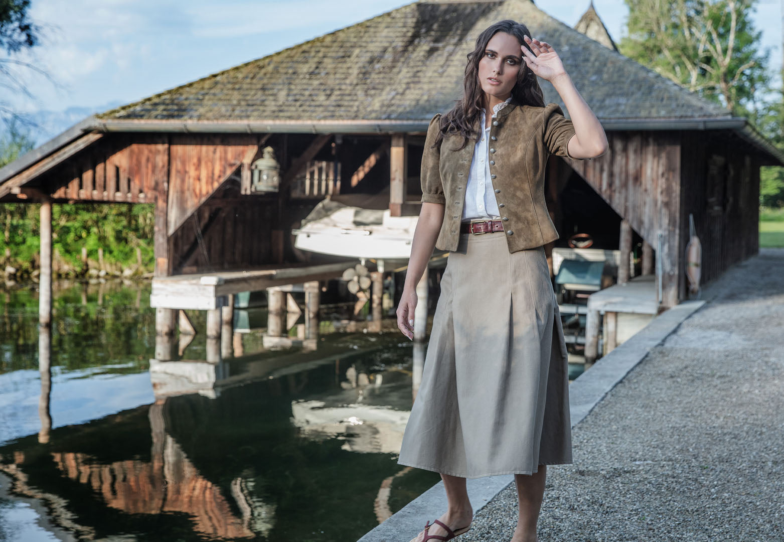 "Daria" Ziegenleder Jacke