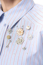 Laden Sie das Bild in den Galerie-Viewer, Hemdbluse "EMBELLISHED"
