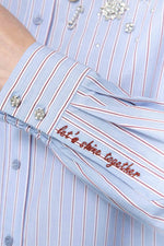 Laden Sie das Bild in den Galerie-Viewer, Hemdbluse "EMBELLISHED"
