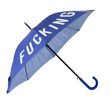 Regenschirm "FUCKING RAIN"