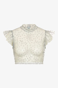 Dirndlbluse "Heike" in Grau