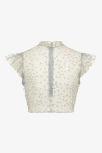 Dirndlbluse "Heike" in Grau