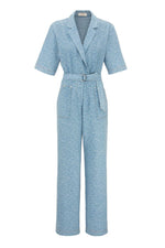Laden Sie das Bild in den Galerie-Viewer, Paisley Denim Jumsuit
