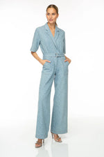 Laden Sie das Bild in den Galerie-Viewer, Paisley Denim Jumsuit
