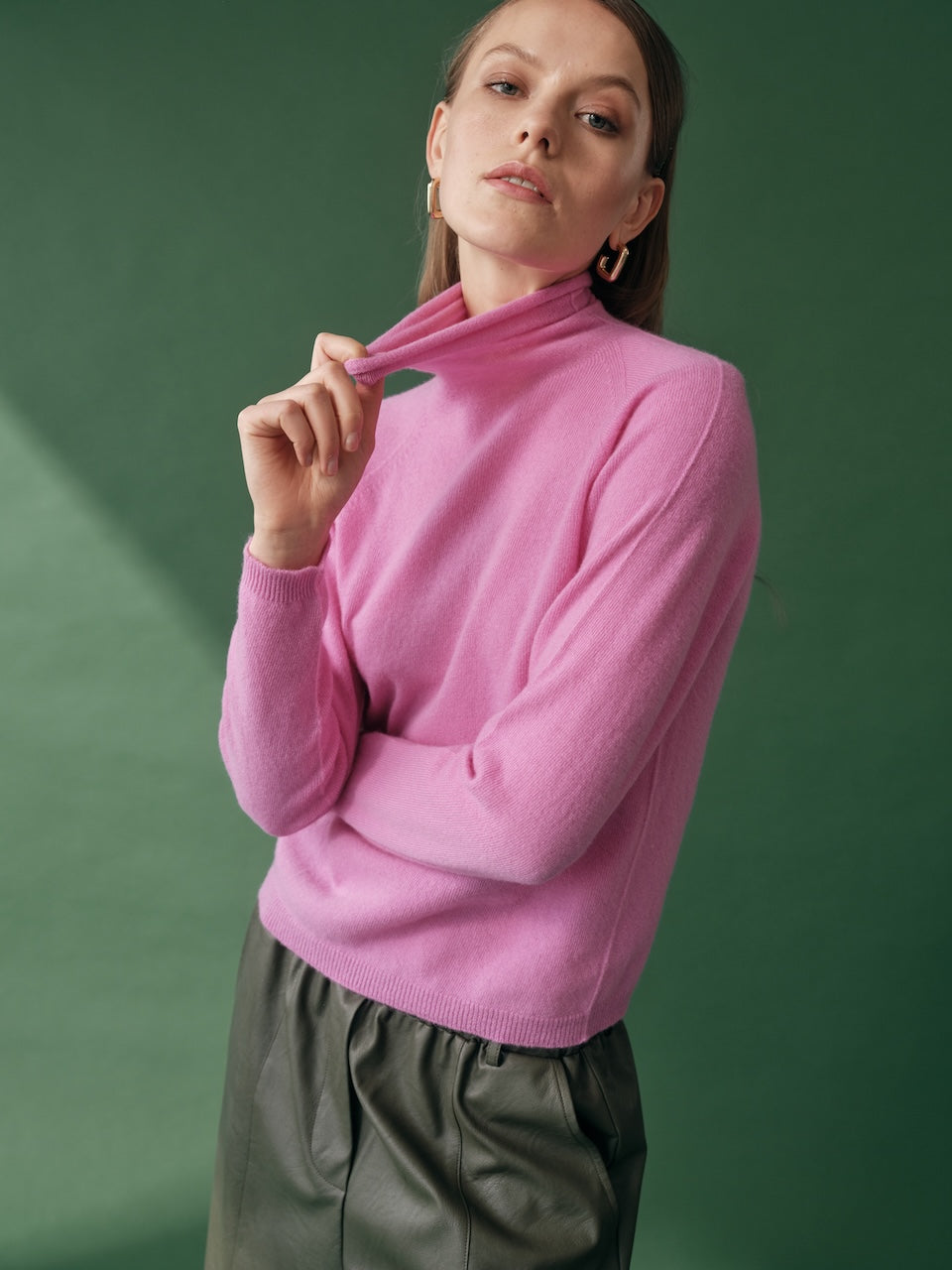 Rollkragenpullover "ORCHIDEA"