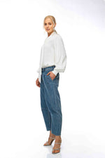 Laden Sie das Bild in den Galerie-Viewer, Schluppenbluse "SOLID SILK"
