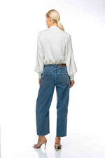 Laden Sie das Bild in den Galerie-Viewer, Schluppenbluse "SOLID SILK"

