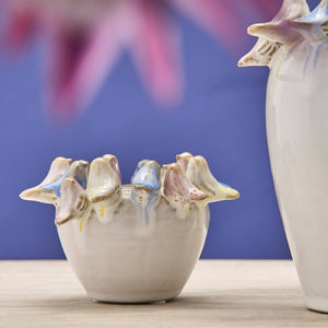 Vase mit Vögel