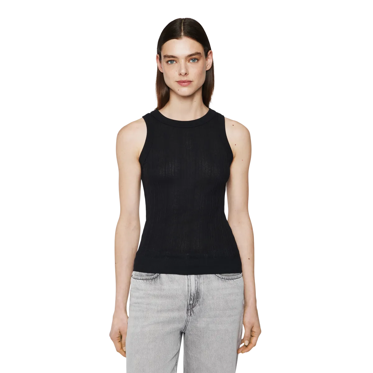 Tanktop mit Rippenstruktur "OLINA"